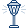 Exterior lighting icon